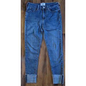 Denizen from Levis Womens High Rise Jegging Crop Cuffed Stretch Jeans Size 7 W28